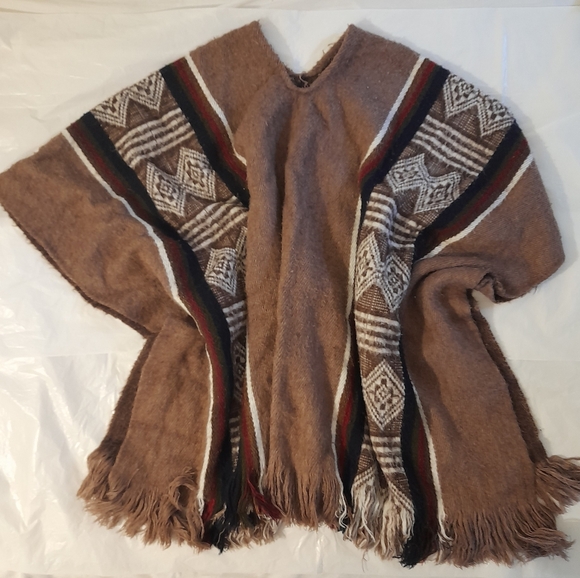 ● UNISEX Poncho Topper Wrap - Picture 3 of 10